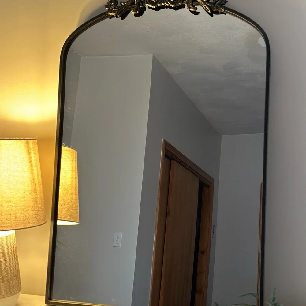 Pick-upNorth Boston. Elegant Black/Burnished Bronze Black Antiqued Framed Mirror